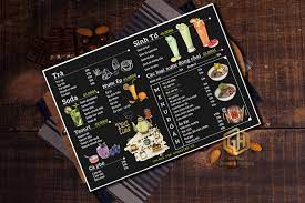 In menu thực đơn, nhà hàng - In ấn Tuy Hòa - Công Ty TNHH In ấn Tuy Hòa